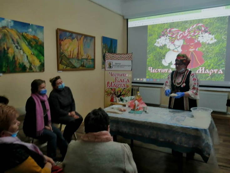 В Литературно-художественном музее на празднике «Баба Марта» прошёл  мастер-класс по приготовлению болгарского пирога «Баница»
